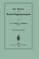 Zur Theorie der Zentrifugalpumpen