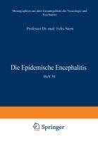 Die Epidemische Encephalitis