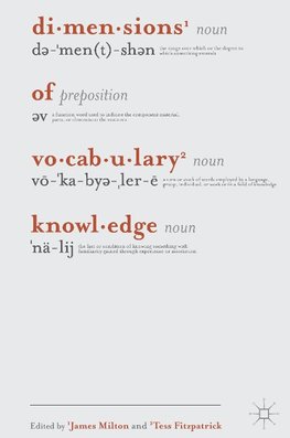 Dimensions of Vocabulary Knowledge