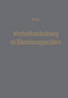 Wechselkursänderung als Bilanzierungsproblem