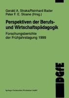 Perspektiven der Berufs- und Wirtschaftspädagogik