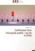 Tarification d'un monopole public : cas de la STEG
