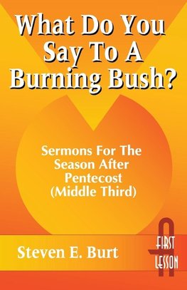 What Do You Say to a Burning Bush?