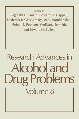 Research Advances in Alcohol and Drug Problems