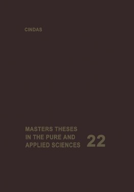 Masters Theses in the Pure and Applied Sciences