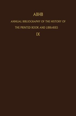 Annual Bibliography of the History of the Printed Book and Libraries