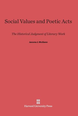 Social Values and Poetic Acts