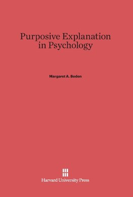 Purposive Explanation in Psychology