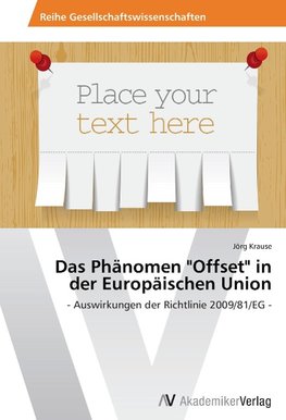 Das Phänomen "Offset" in der Europäischen Union