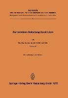 Zur Nervösen Belastung Durch Lärm