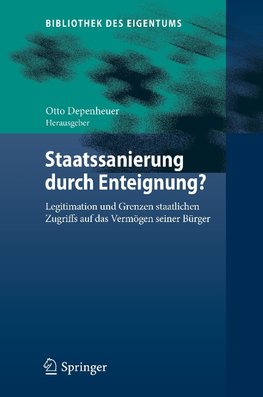 Staatssanierung durch Enteignung?