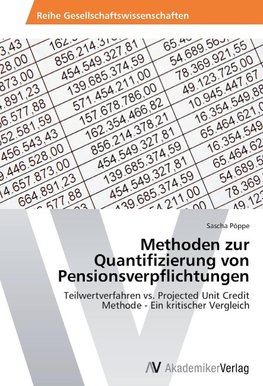 Methoden zur Quantifizierung von Pensionsverpflichtungen