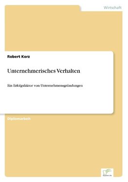 Unternehmerisches Verhalten