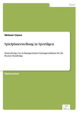 Spielplanerstellung in Sportligen