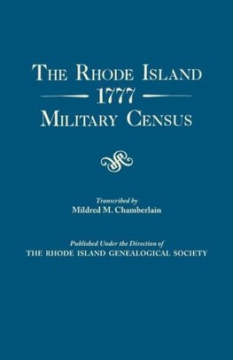 Rhode Island 1777 Military Census