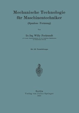 Mechanische Technologie für Maschinentechniker