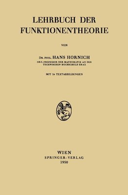 Lehrbuch der Funktionentheorie
