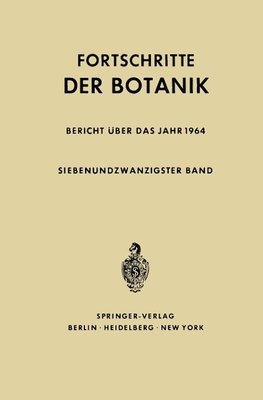 Fortschritte der Botanik