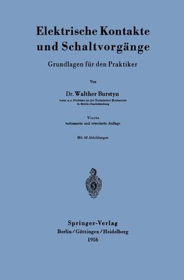 Elektrische Kontakte und Schaltvorgänge