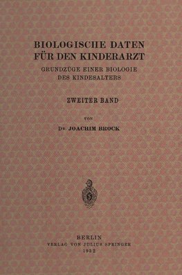 Biologische Daten für den Kinderarzt