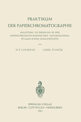 Praktikum der Papierchromatographie