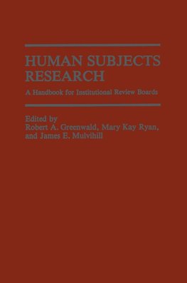 Human Subjects Research