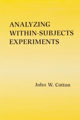 Analyzing Within-subjects Experiments