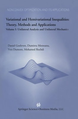Variational and Hemivariational Inequalities Theory, Methods and Applications