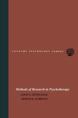 Methods of Research in Psychotherapy