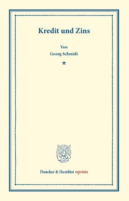 Kredit und Zins