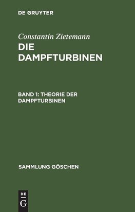 Theorie der Dampfturbinen