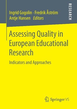 Assessing Quality in European Educational Research
