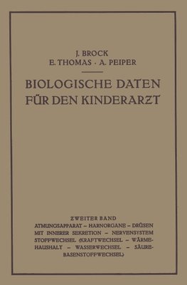 Biologische Daten für den Kinderar¿t