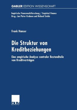 Die Struktur von Kreditbeziehungen