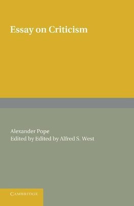 Essay on Criticism