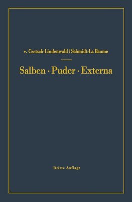 Salben · Puder · Externa