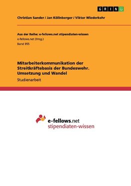Mitarbeiterkommunikation der Streitkräftebasis der Bundeswehr. Umsetzung und Wandel