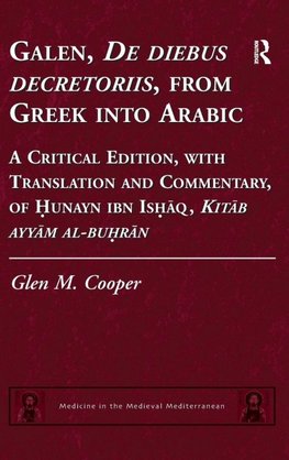 Galen, De diebus decretoriis, from Greek into Arabic