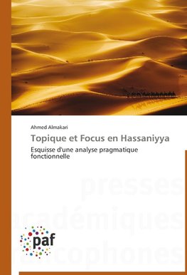 Topique et Focus en Hassaniyya