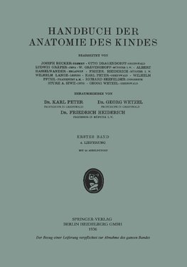 Handbuch der Anatomie des Kindes