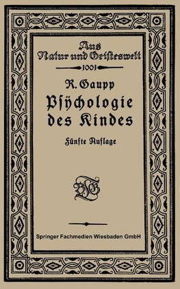 Psychologie des Kindes