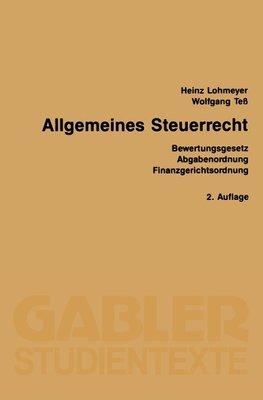 Allgemeines Steuerrecht