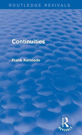 Continuities (Routledge Revivals)