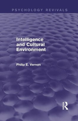 Intelligence and Cultural Environment