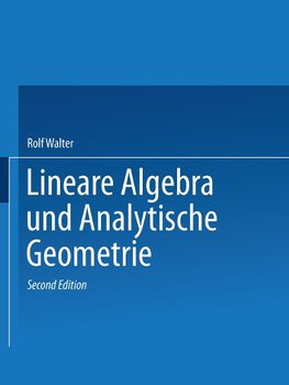 Lineare Algebra und analytische Geometrie