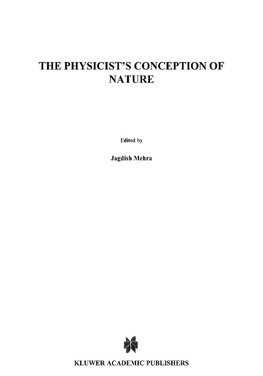 The Physicist's Conception of Nature