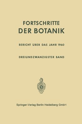 Bericht über das Jahr 1960
