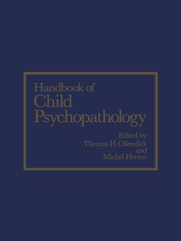 Handbook of Child Psychopathology