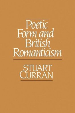 Poetic Form and British Romanticism