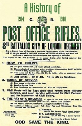 History of the Post Office Rifles, 8th Battalion City of London Regiment 1914 to 1918